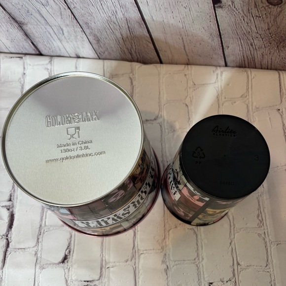 Taylor Swift The Eras Tour Metal Popcorn Bucket and Cup Golden Link - Picture 5 of 9